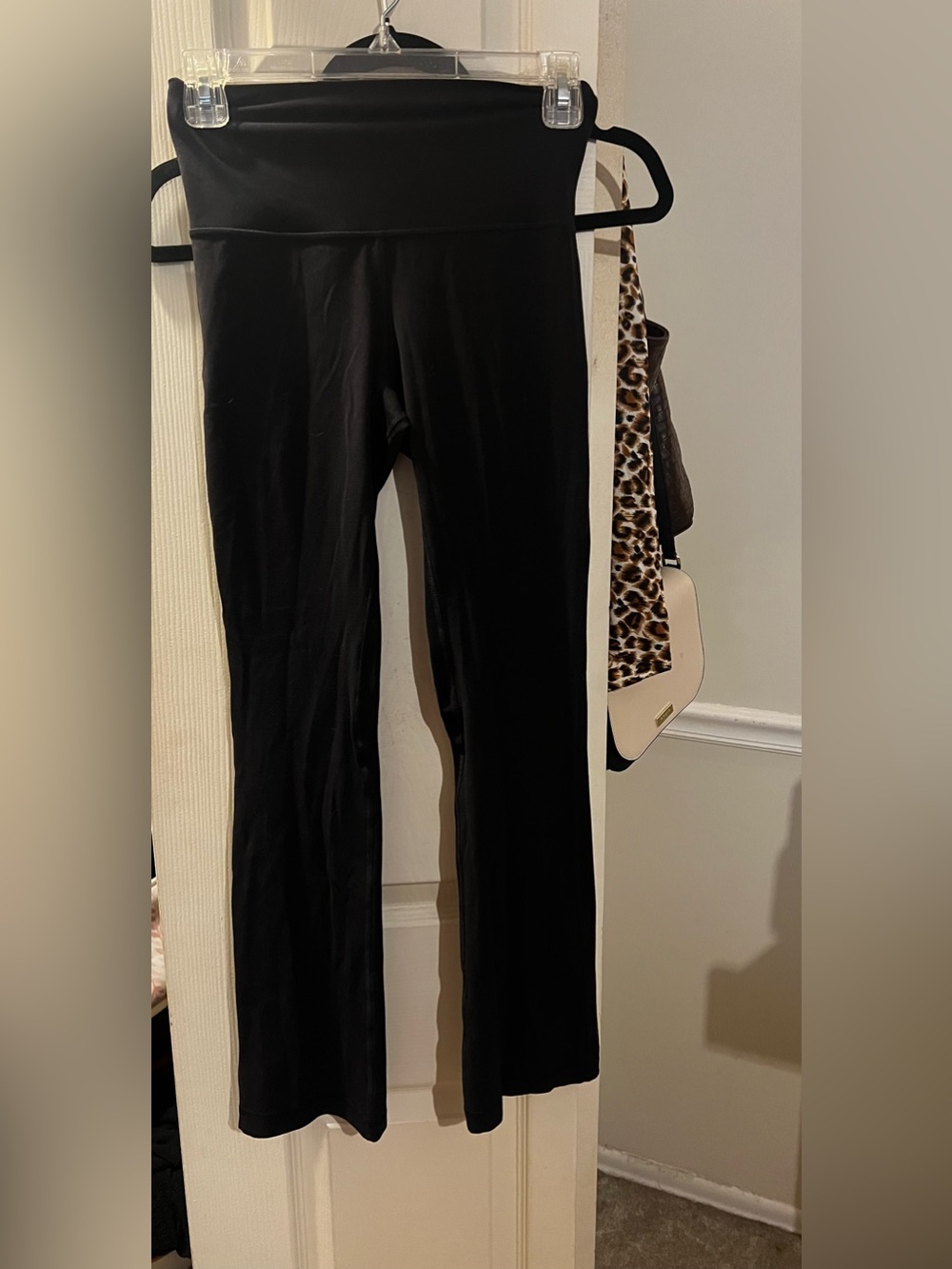lululemon athletica Black High-Rise Leggings Bootcut Flare Size 4
